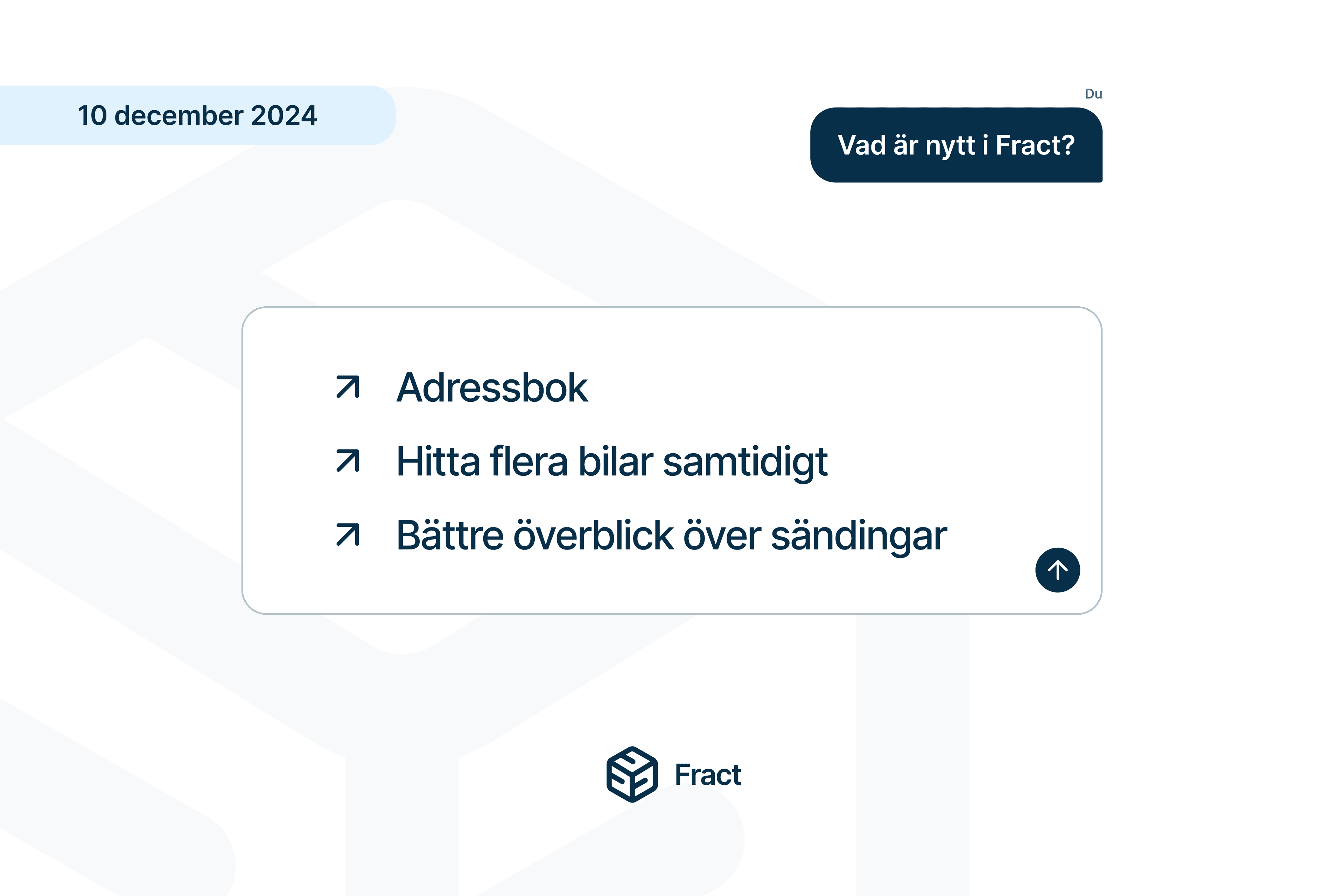 Nyheter i Fract-plattformen